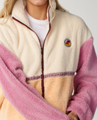 detalle delantero de la cremallera del Forro Polar Rip Curl Surf Revival Hershell
