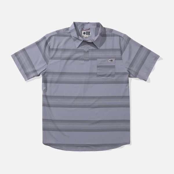 Polo Salty Crew Sundown Perf Tech Light Grey