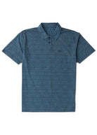 Polo Vissla Bogey Man Eco SS Dark Naval azul oscuro sostenible manga corta hombre