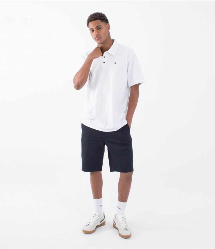 Polo Hurley Icon Slub White