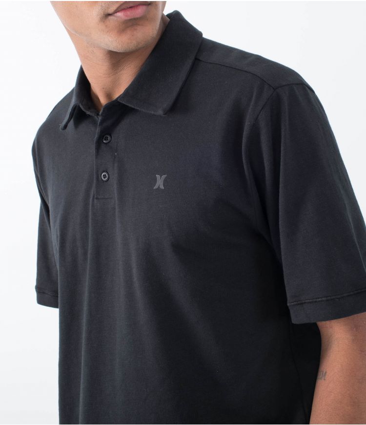 Polo Hurley Icon Slub Black
