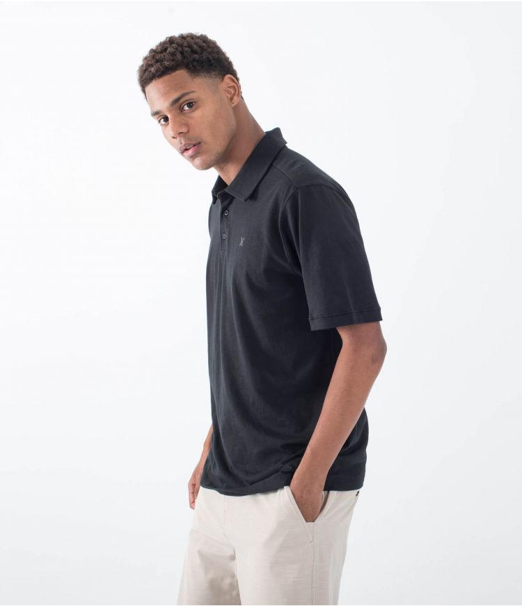 Polo Hurley Icon Slub Black