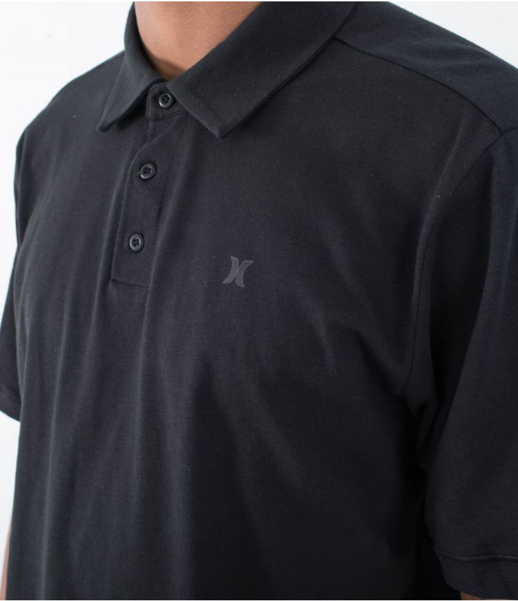 Polo Hurley Icon Slub Black