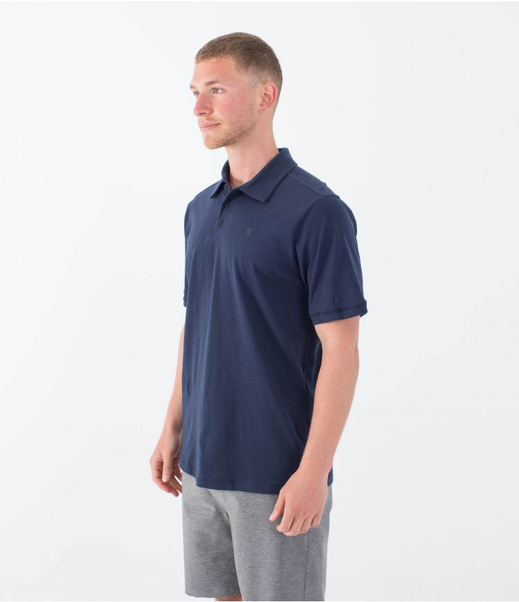 Polo Hurley Icon Slub Obsidian