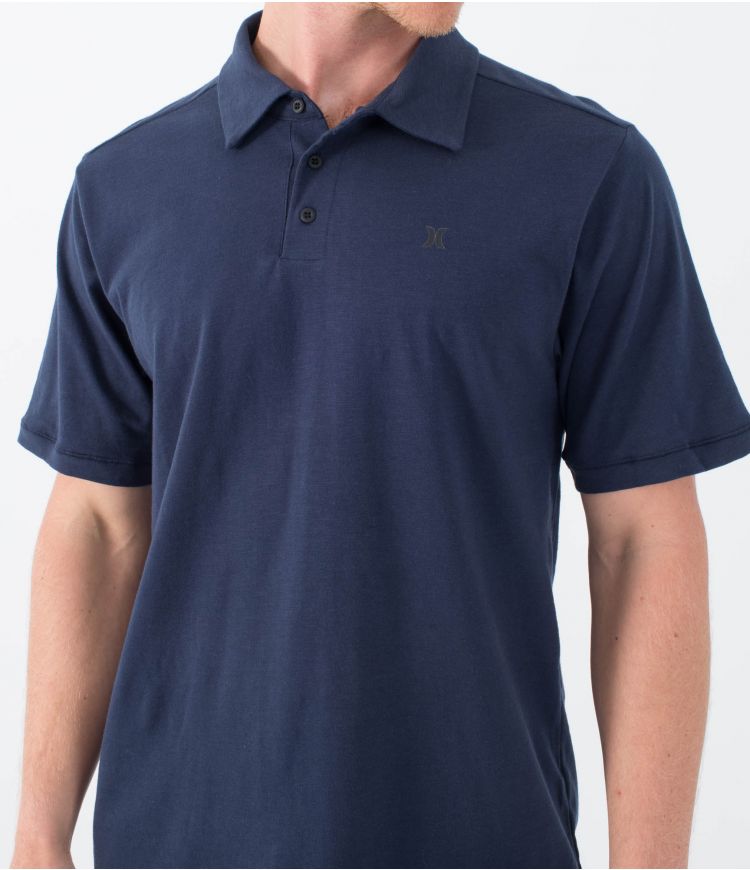 Polo Hurley Icon Slub Obsidian