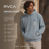 video editorial propiao de the surf town de hombre llevando una Sudadera RVCA Mirage Hoodie Lead en el exterior de un patio