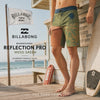 modelo vistiendo un Bañador Billabong Reflection PRO Moss Green en un video promocional de the surf town grabado en la playa de california 