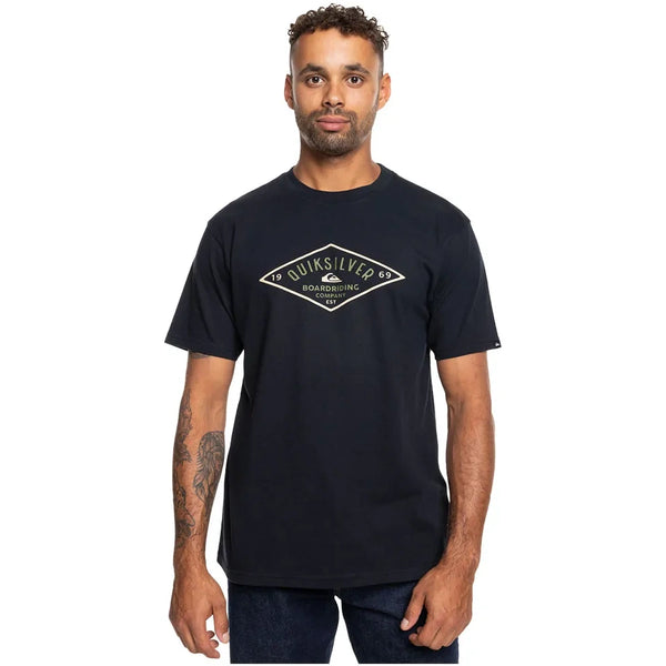 Camiseta Quiksilver Diamond Logo Black