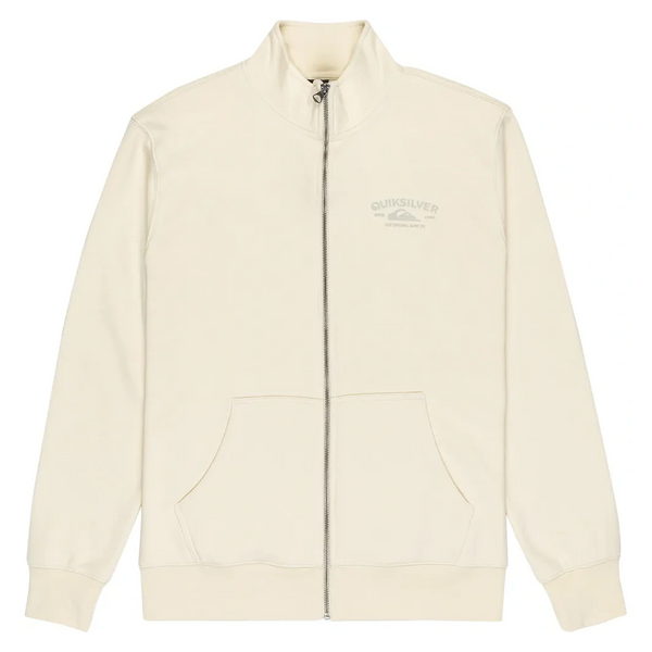 Sudadera Quiksilver Zip Fleece No Hood Bone White