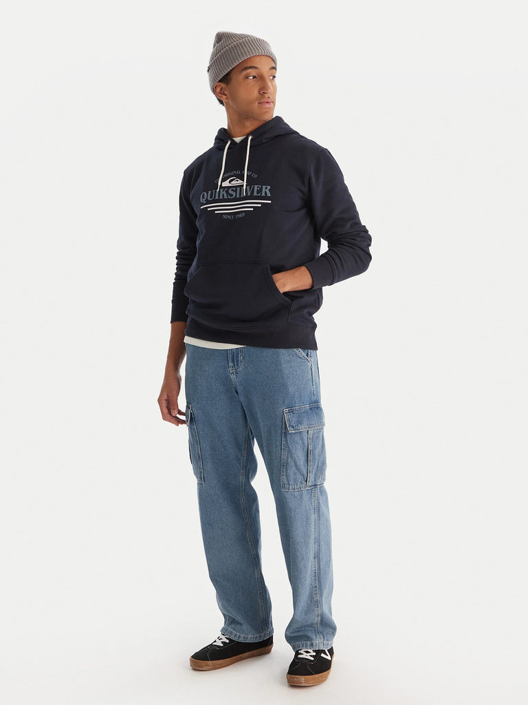 Sudadera Quiksilver Screen Fleece Classic Surf Dark Navy