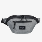 Riñonera BILLABONG Bali 2L Grey Heather gris y negra con cremallera unisex compacta
