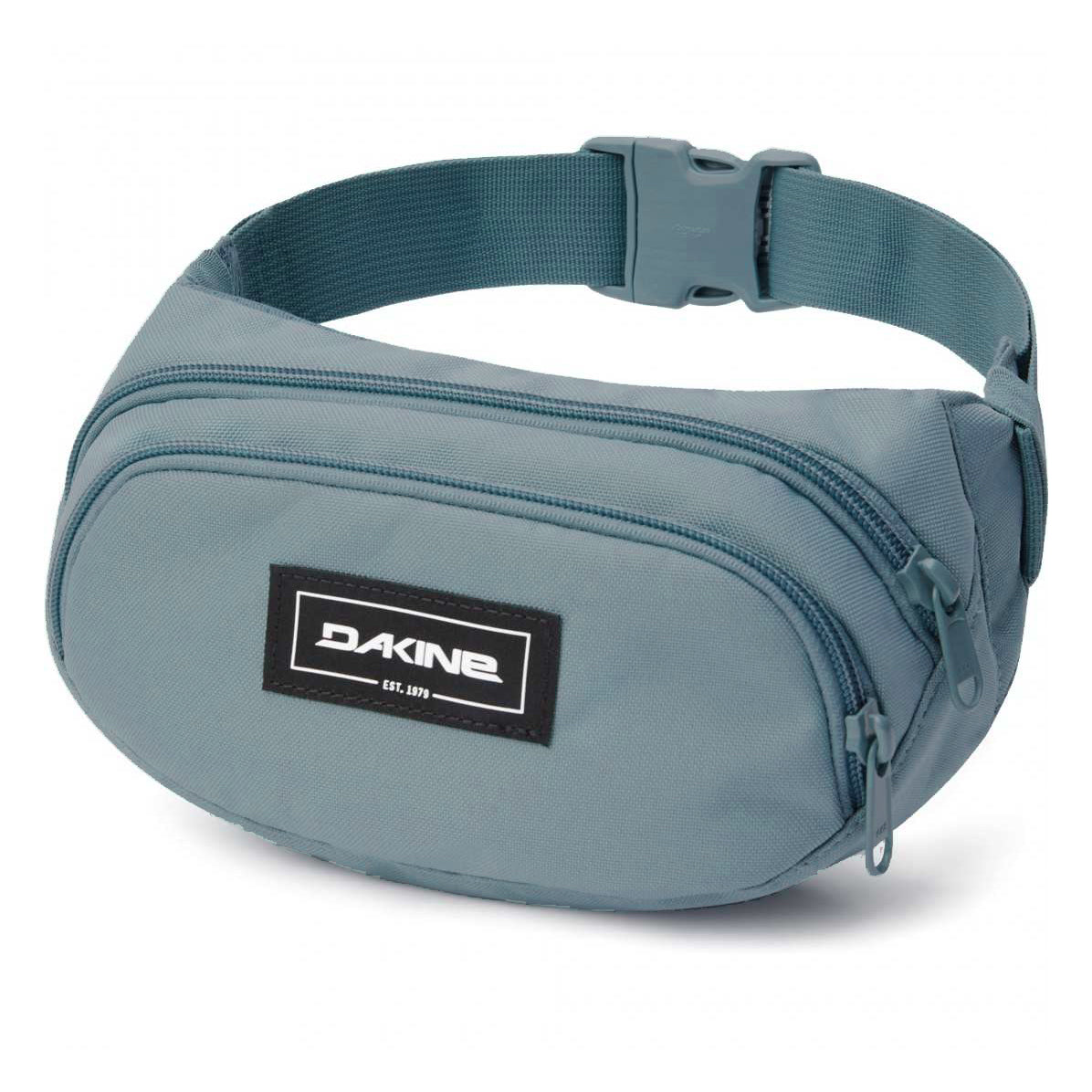 Riñonera DAKINE Hip Pack Trellis Green verde agua con doble compartimento y cincha ajustable