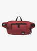 Riñonera Quiksilver Mojave Burny Russet roja con compartimentos y correa ajustable