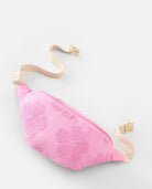 Riñonera Rip Curl Rip Mixed Terry Pink color rosa con textura terry para playa, vacaciones y estilo surf lifestyle