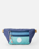 Riñonera Rip Curl Rip Waist Bag Multicolor en tonos azul y turquesa inspirados en el océano para viajes, playa y surf lifestyle