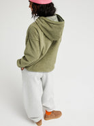 Sudadera Sherpa Roxy Cool Calling - Verde (Oil Green) - imagen oficial, vista 5