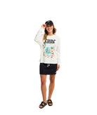 Camiseta Roxy Sea Is Beautiful Coconut Milk look de espalda