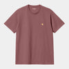 Camiseta Carhartt Wip Chase Dusty Fuchsia