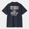 Camiseta Carhartt Wip Less Troubles Navy