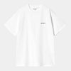 Camiseta Carhartt Wip Script Embroidery White Black