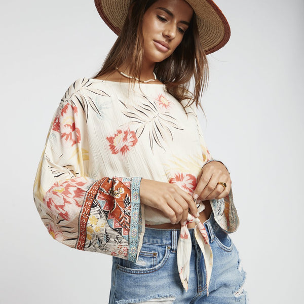 Blusa Billabong Back Round Whisper