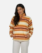 Sudadera Salty Crew Calm Seas Pullover Peach Fizz, imagen oficial frontal