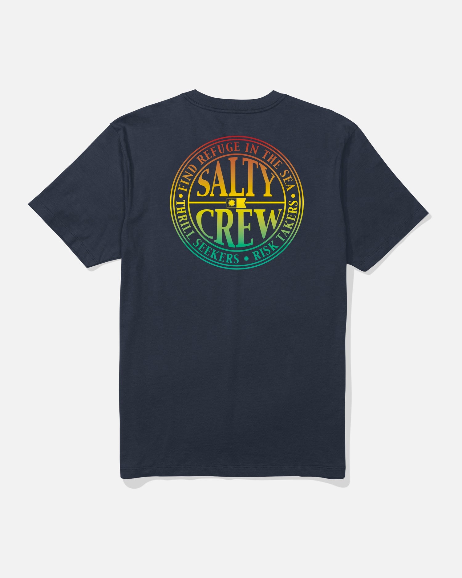 Camiseta Salty Crew Global SS Tee Navy, imagen oficial