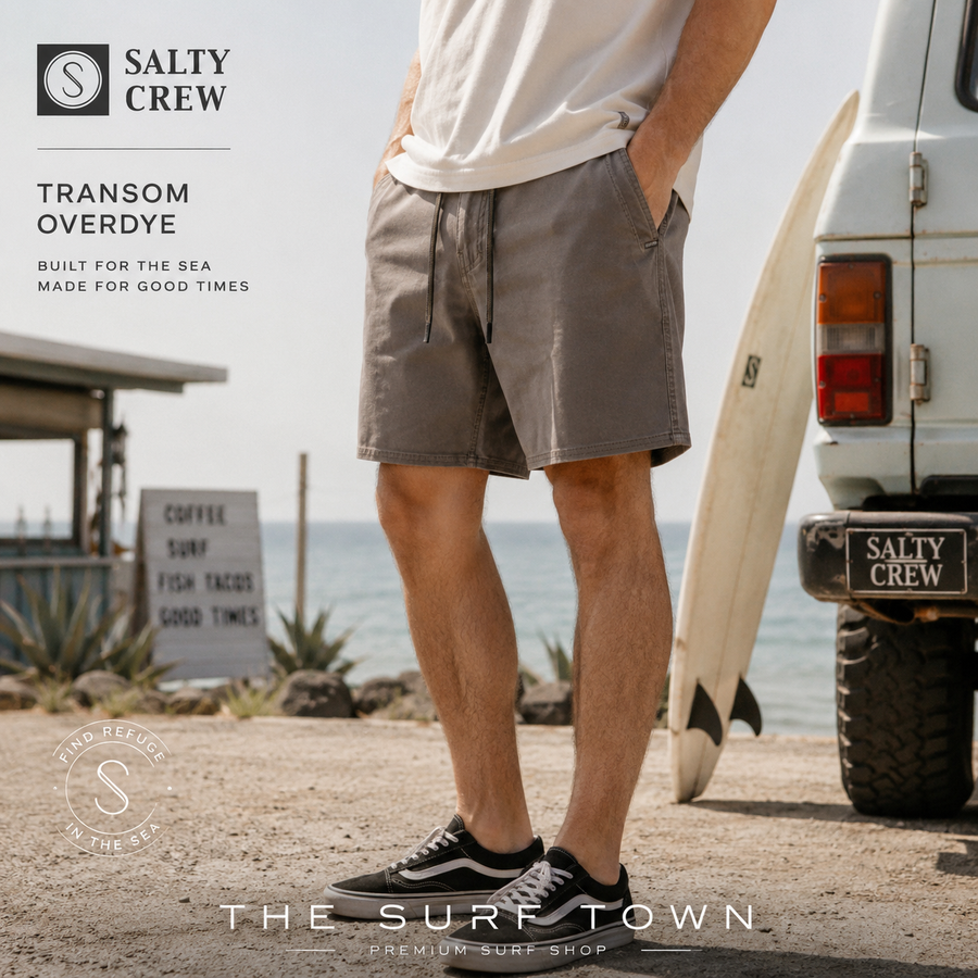 Bermudas Salty Crew Transom Tech Short Dark Brown en vídeo