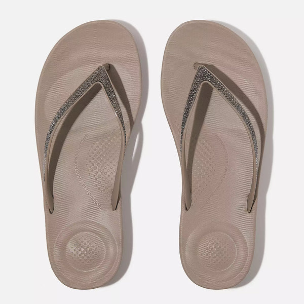 Sandalias Fitflop Iqushion Ombre Sparkle Taupe