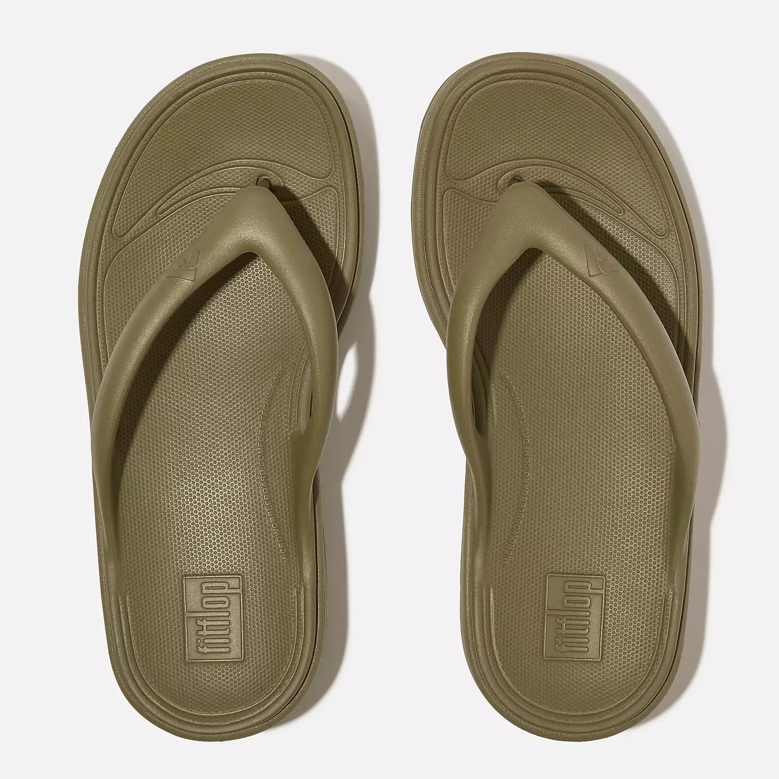 Chanclas mujer FitFlop verdes Relief Eva-TPU cómodas para verano y caminar