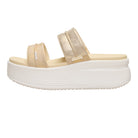 sandalias HEY DUDE Austin Slide Champagne Metallic mujer doradas plataforma cómodas verano