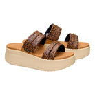 Sandalias Hey Dude Austin Slide Classic Tan Leopard mujer cómodas plataforma ligeras verano