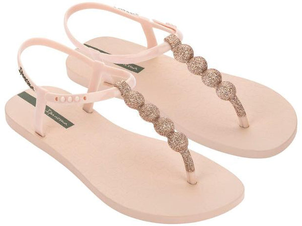 Sandalias Ipanema Class Easy On Glow Beige/Glitter/Green