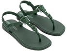 Sandalias IPANEMA Class Urbane verdes con detalle metálico para mujer