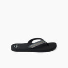 Sandalias Reef Baja Elana Black Frosty mujer chanclas negras cómodas verano
