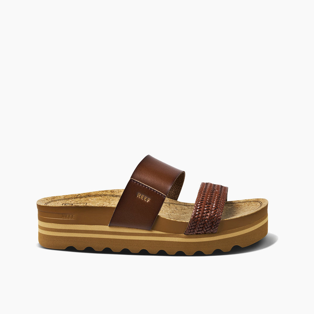 Sandalias Reef Cushion Vista Hi Chocolate II SS23