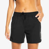 Short playa ROXY Wave 5 Black mujer bañador corto negro secado rápido surf verano