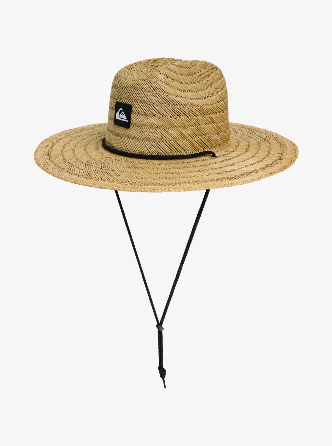 Sombrero QUIKSILVER Pierside Natural de paja con ala ancha y cordón ajustable estilo surf playa hombre