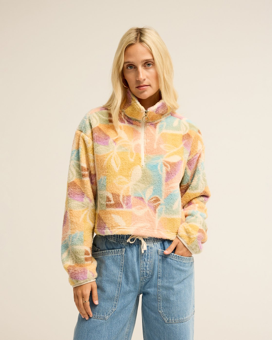 Sudadera Billabong Holiday Cropped - Whitecap - imagen oficial 1