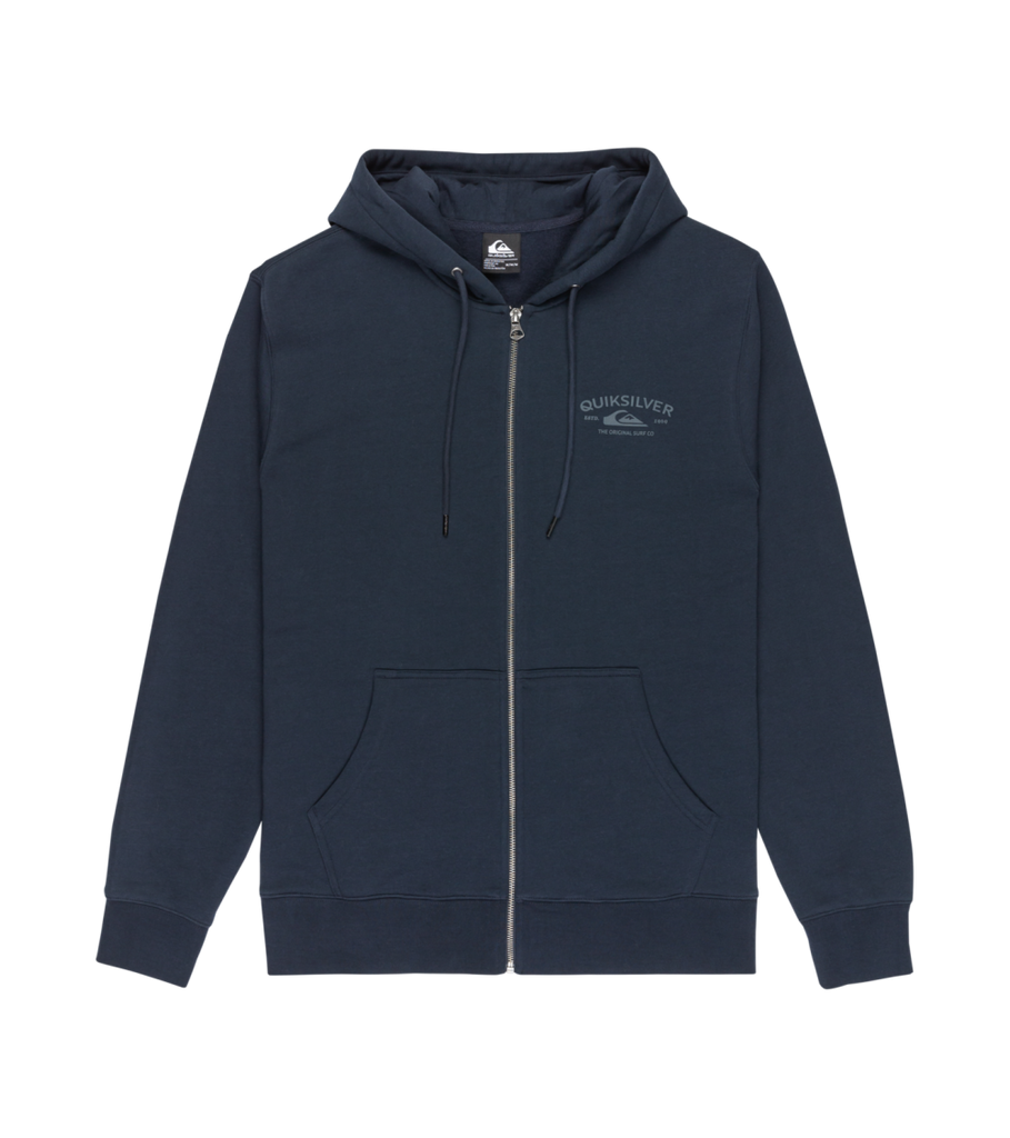 Sudadera Quiksilver Zip Fleece No Hood Navy