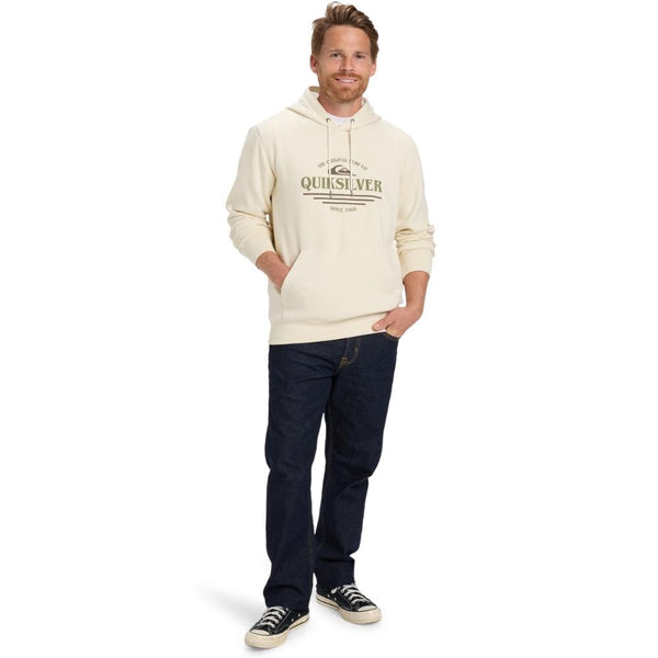 Sudadera Quiksilver Screen Fleece Classic Surf Bone White