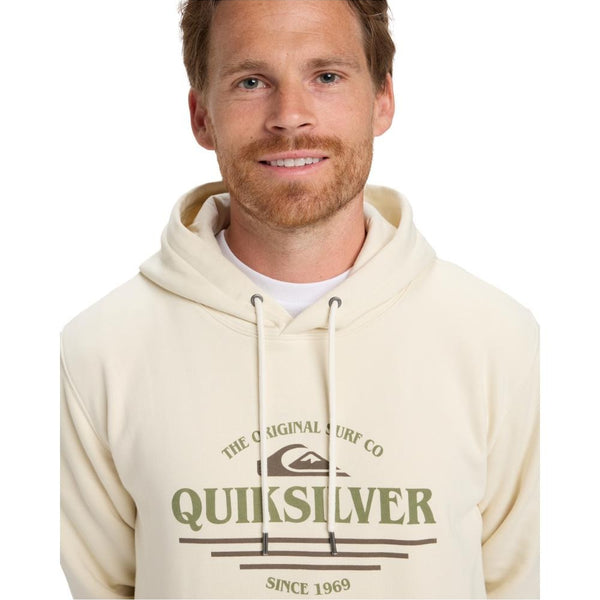 Sudadera Quiksilver Screen Fleece Classic Surf Bone White