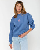 Sudadera Rip Curl Icons Of Surf Moonnight Blue, vista trasera alternativa 2