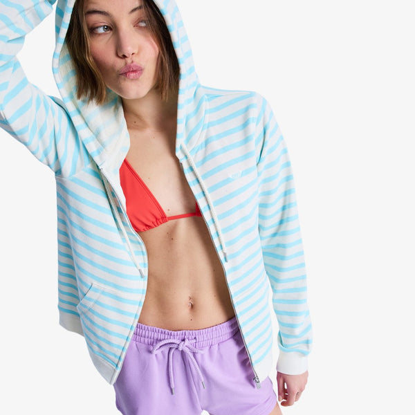 Sudadera Roxy Perfect Stripe Tanager Turquoise Small Stripe