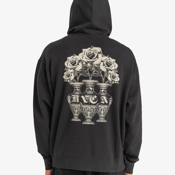 Sudadera RVCA Benj Bouquet Washed Black