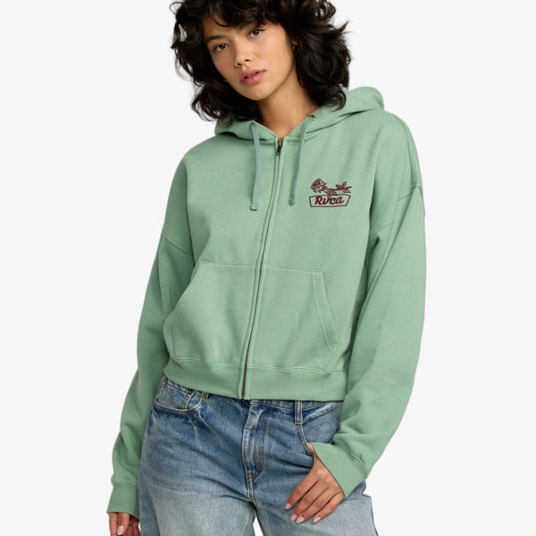 Sudadera RVCA Court Hoodie Sea Green