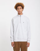 Sudadera Volcom Single Stone Quarter Zip Bone Heather detalle oficial