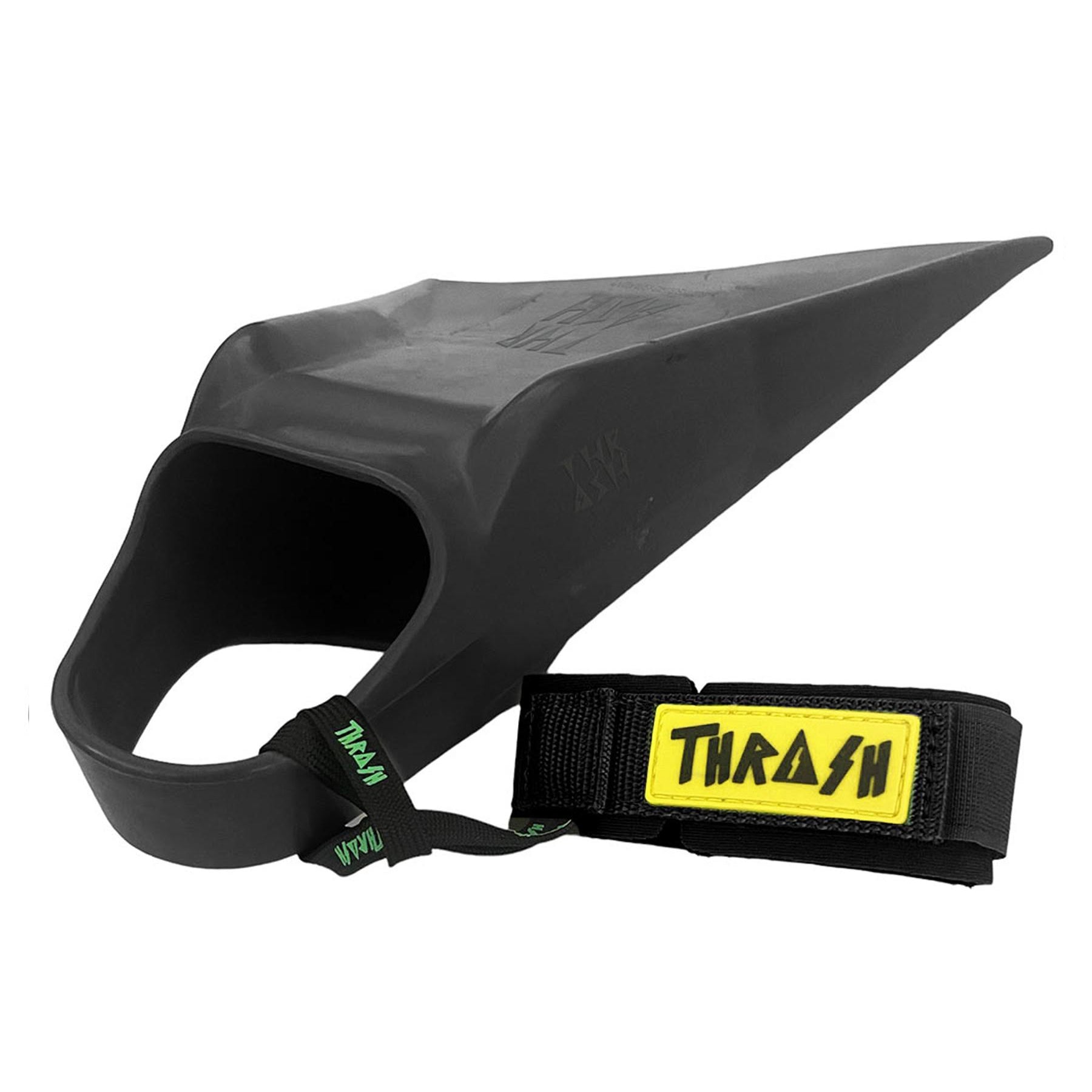 sujeta aletas THRASH bodyboard black yellow fin savers surf seguridad