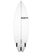 Compra la Pyzel Happy Twin. Twin fin moderna diseñada por Jon Pyzel para máxima velocidad y diversión. Fabricación bajo pedido. Entrega aproximada en 6 semanas.