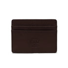 Tarjetero Herschel Charlie Vegan Chocory Coffee con diseño ultrafino y protección RFID, perfecto para organizar tarjetas de forma segura y compacta en el día a día
